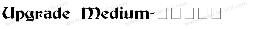 Upgrade Medium字体转换